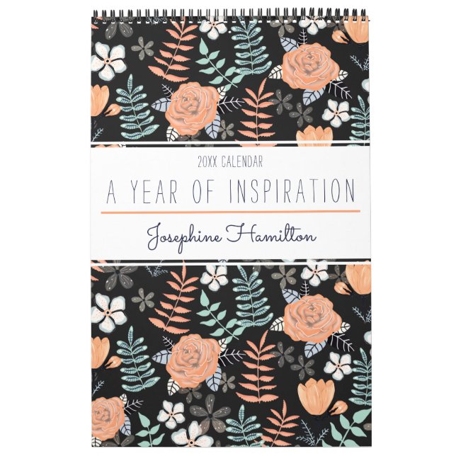 Stilvolle Inspiration Zitat botanische Flora 2022 Kalender (Titelbild)