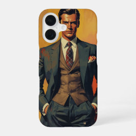 Stilvolle iPhone Case für Männer - Moderne Geschen iPhone 16 Hülle