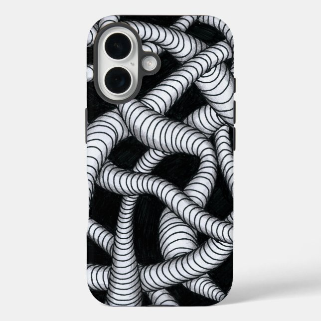 Stilvolle iPhone-Gehäuse mit Bild iPhone 16 Hülle (Rückseite)