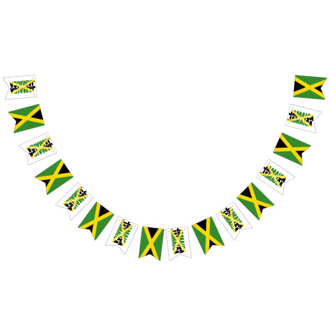 Stilvolle JAMAICA-Jagdfahnen Wimpelkette (Alle)