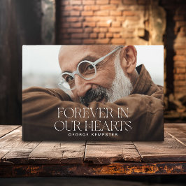 Stilvolle Kalligrafie für immer in unseren Herzen  Gästebuch