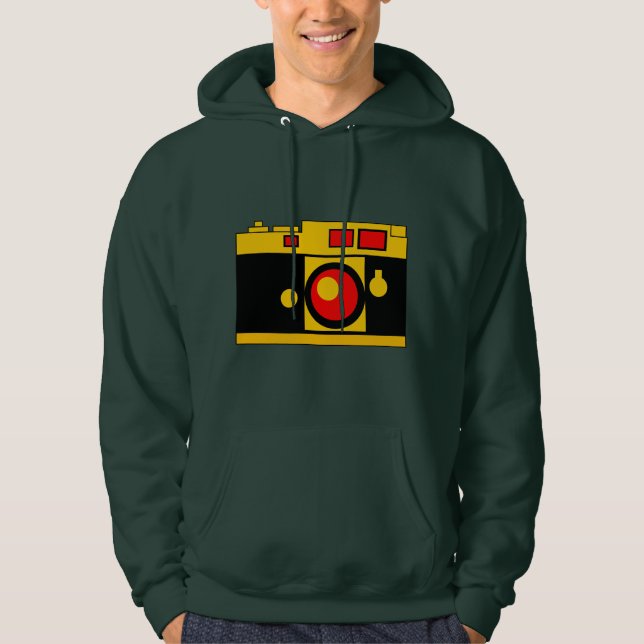 Stilvolle Kamera Hoodie (Vorderseite)