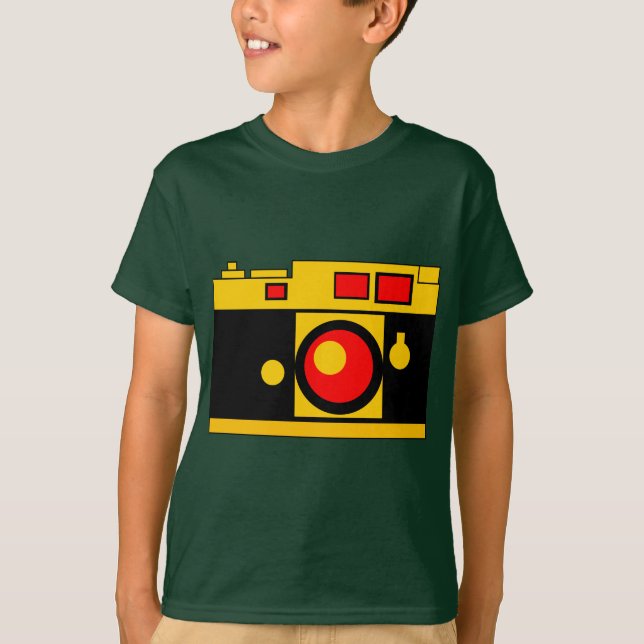 Stilvolle Kamera T-Shirt (Vorderseite)