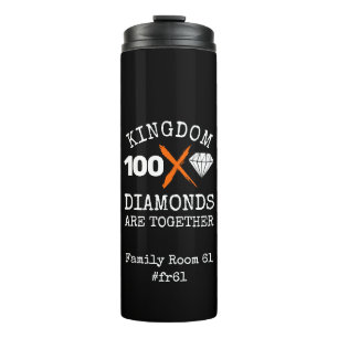 Stilvolle KINGDOM DIAMONDS FR61 Familienzimmer Thermosbecher