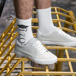 Stilvolle Klasse   Monogramm-Abschluss Socken