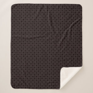 Stilvolle klassische braune Sherpa Blanket Sherpadecke