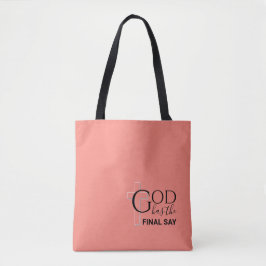 Stilvolle KorallenGOTT HAT DIE LETZTE SAGE Christl Tasche