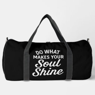 Stilvolle kühne Typografie Fitnessstudio Motiviere Duffle Bag