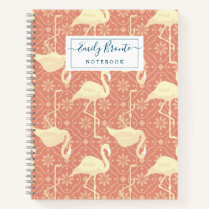 Stilvolle Kunst und Handwerk inspiriert Flamingo M Notizbuch