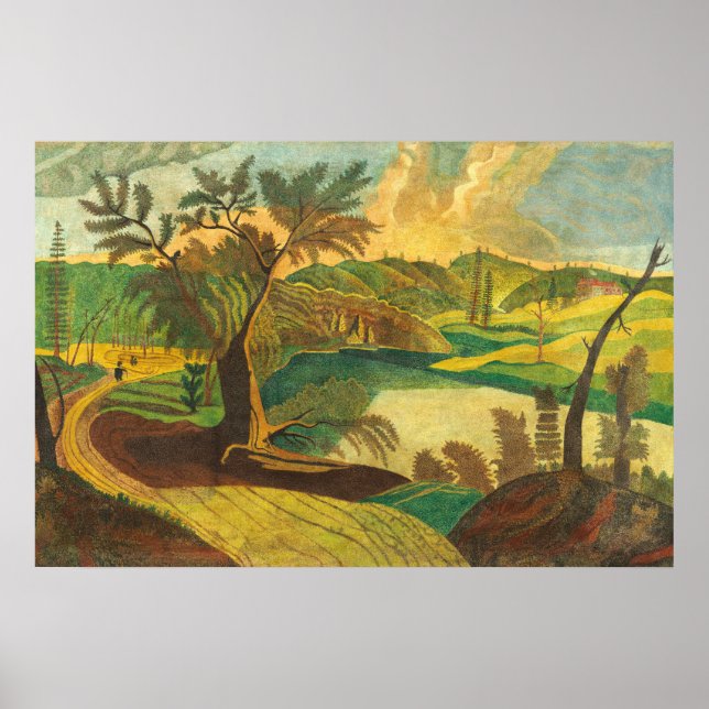 Stilvolle Landschaft - American Fine Art Poster (Vorne)