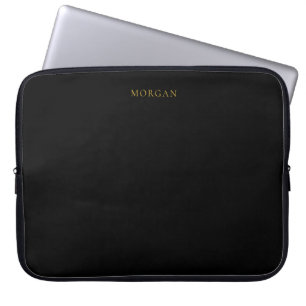 Stilvolle Laptop-Hülle mit individuellem Namen bed Laptopschutzhülle