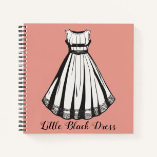 Stilvolle LBD - Little Black Dress Fashion Diary Notizbuch