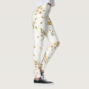 Stilvolle Leggings für Blumendruck