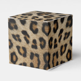 Stilvolle leopard-Cheetah-Pelztiermuster Geschenkschachtel