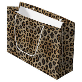 Stilvolle leopard-Cheetah-Pelztiermuster Große Geschenktüte