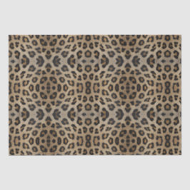 Stilvolle leopard-Cheetah-Pelztiermuster Seidenpapier