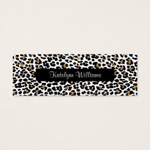 Stilvolle Leopard-Druck-Verabredungs-Karte