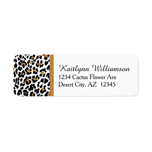 Stilvolle Leopard Print (Vorne)