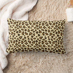 Stilvolle Leopard Print Lendenkissen