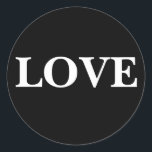 Stilvolle Liebe Einladungskleber Runder Aufkleber<br><div class="desc">Formal Wedding Vows Einladung Siegel Stickers © 2008 Fotografie und Design von TDSwhite</div>