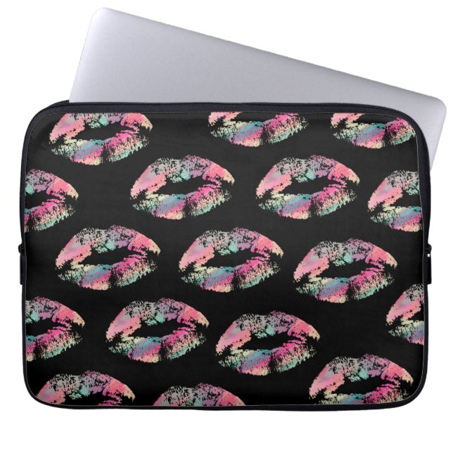 Stilvolle Lips #18 Laptopschutzhülle (Vorderseite)