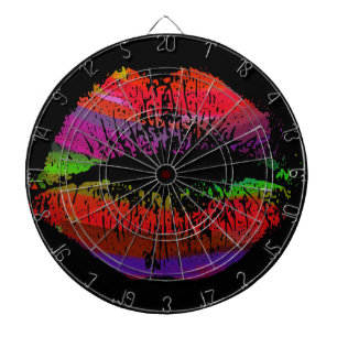 Stilvolle Lips #21 Dartscheibe