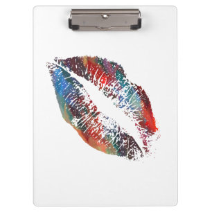 Stilvolle Lips #4 Klemmbrett