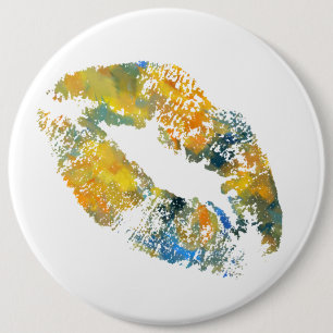 Stilvolle Lips #7 Button