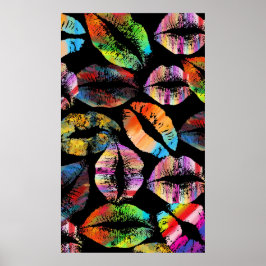 Stilvolle Lips #8 Poster