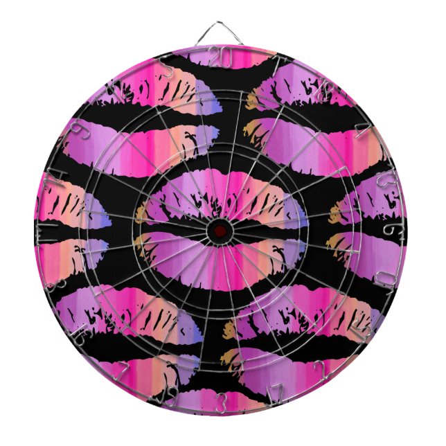 Stilvolle Lips #9 Dartscheibe (vorne)