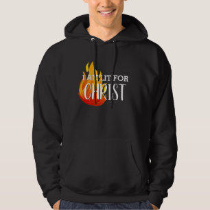 Stilvolle LIT FÜR CHRIST Christlich Hoodie