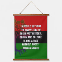 Stilvolle Marcus Garvey TREE OHNE ROOTS