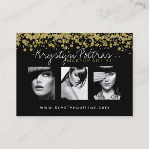 Stilvolle Maskenbildner-Visitenkarten Visitenkarte