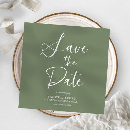 Stilvolle Minimalistische Hochzeit ohne Foto speic Einladung