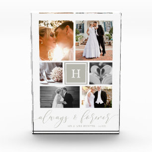 Stilvolle Mit Monogramm Hochzeitssammlung Fotoblock