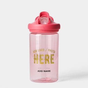STILVOLLE MODERNE ANPASSBARE ROSA BESTÄTIGTE MARKE TRINKFLASCHE
