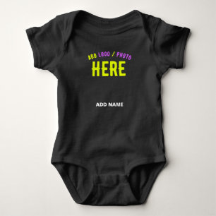 STILVOLLE MODERNE ANPASSBARE SCHWARZE VERIFIZIERTE BABY STRAMPLER