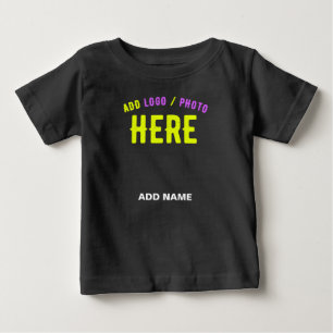STILVOLLE MODERNE ANPASSBARE SCHWARZE VERIFIZIERTE BABY T-SHIRT