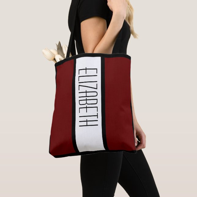Stilvolle, moderne Farbblöcke - Personalisierter N Tasche (Von Nahem)