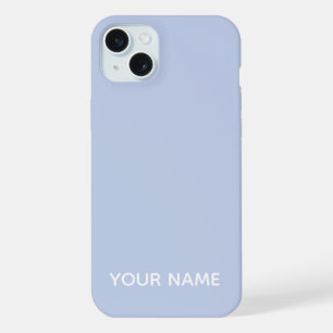 STILVOLLE MODERNE INDIVIDUELL ANGEPASSTER NAME BLA iPhone 15 PLUS HÜLLE