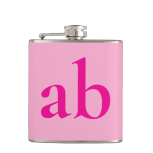 STILVOLLE MODERNE INDIVIDUELLE NAME HEIßPINK HOCHZ FLACHMANN