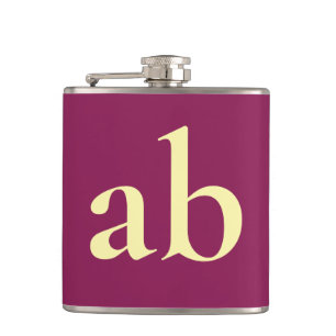 STILVOLLE MODERNE INDIVIDUELLE NAME WEIN BEIGE HOC FLACHMANN