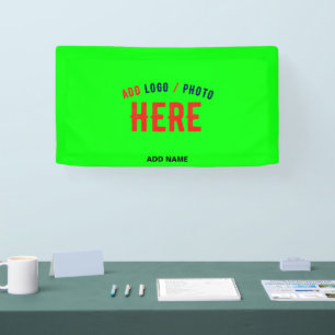 STILVOLLE MODERNE INDIVIDUELLE NEONGRÜNE VERIFIZIE BANNER