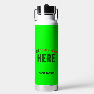 STILVOLLE MODERNE INDIVIDUELLE NEONGRÜNE VERIFIZIE TRINKFLASCHE