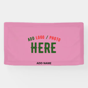 STILVOLLE MODERNE INDIVIDUELLE SÜßE HEIßE PINK VER BANNER