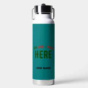 STILVOLLE MODERNE INDIVIDUELLE TEAL GRÜNE VERIFIZI TRINKFLASCHE