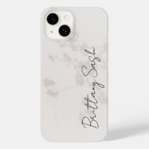 Stilvolle, moderne Minimalistische Monogramm-Bezei Case-Mate iPhone 14 Hülle