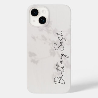 Stilvolle, moderne Minimalistische Monogramm-Bezei Case-Mate iPhone 14 Hülle