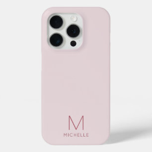 Stilvolle moderne Monogram Template Rose Gold Case-Mate iPhone Hülle