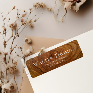 Stilvolle, moderne Rücksendeadressen-Aufkleber aus